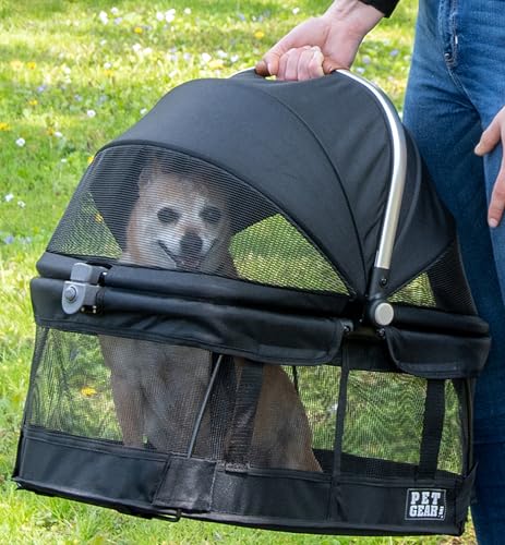 No Zip View 360 Pet Carrier & Car Seat (Dark Charcoal / 20.0"L x 12.0"W x 18.5"H)