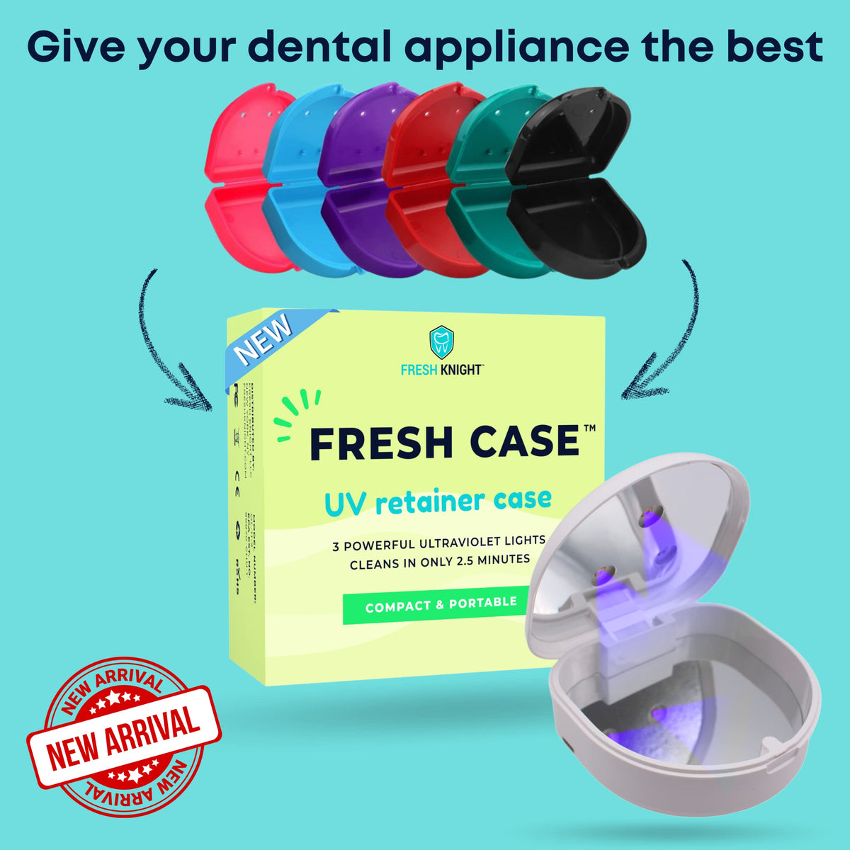 Retainer Case (Purple / 1 Box)