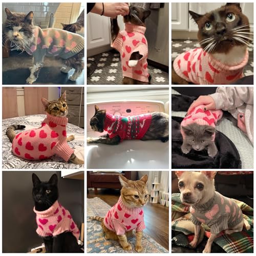 Cat Sweater for Cats Only (Pink / Large)