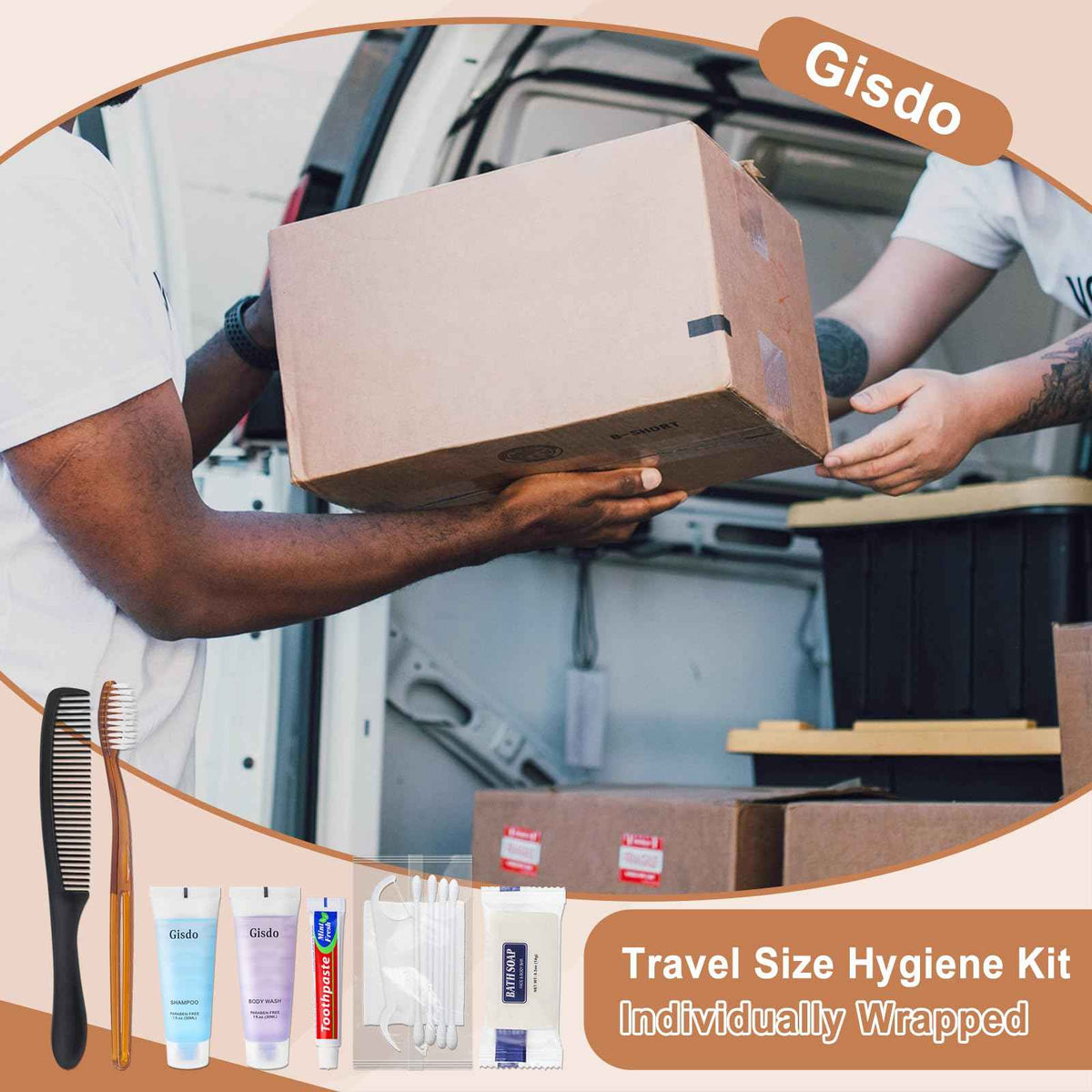 100 Sets Toiletry Kits Homeless Personal Hygiene Kit Bulk Homeless Care Package Supplies Travel Toiletry Kit Homeless Hygiene Kit Bulk for Men Women Charity Disposable Toiletry Kit (Pack of 100)