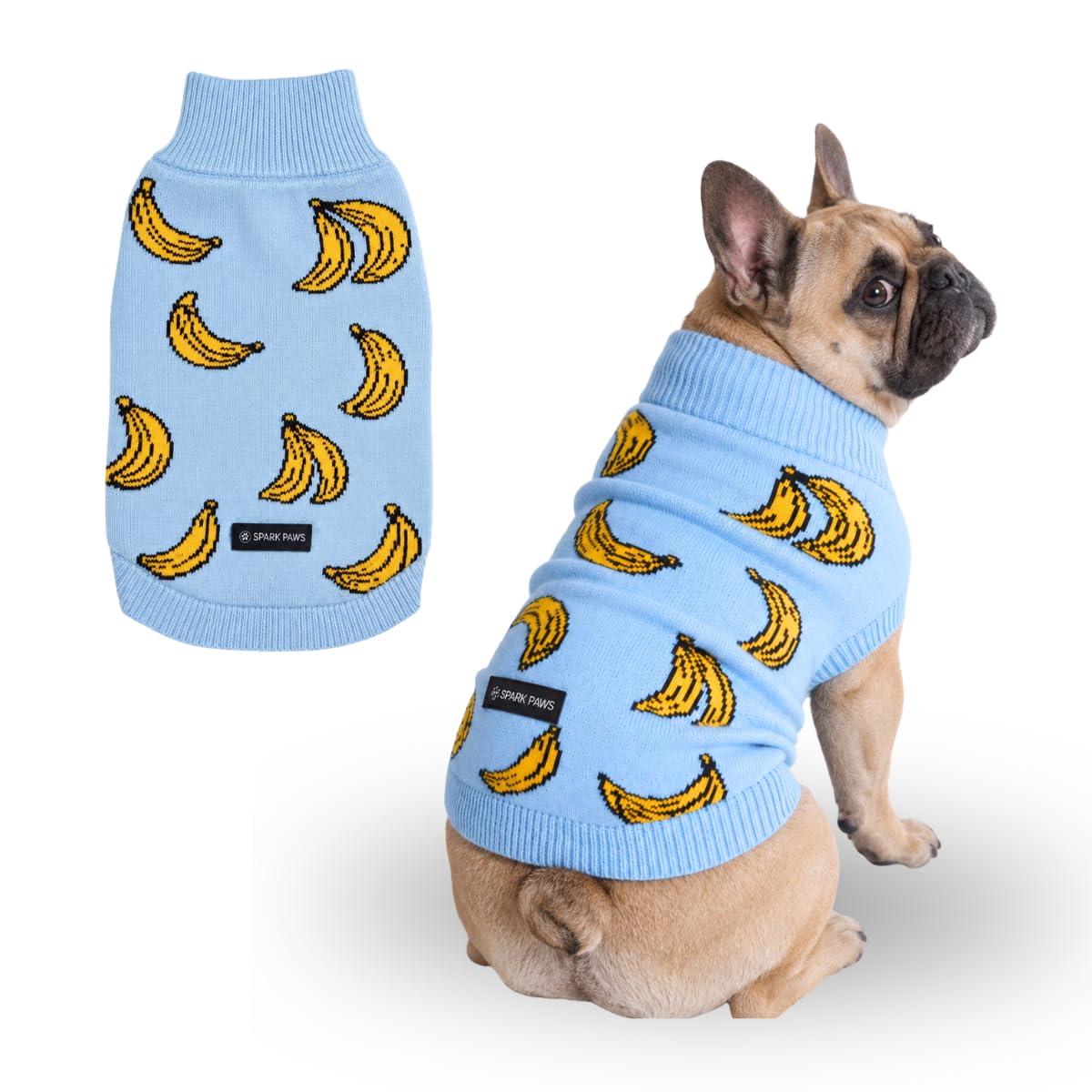 Knit Dog Sweater (Banana / X-Large)