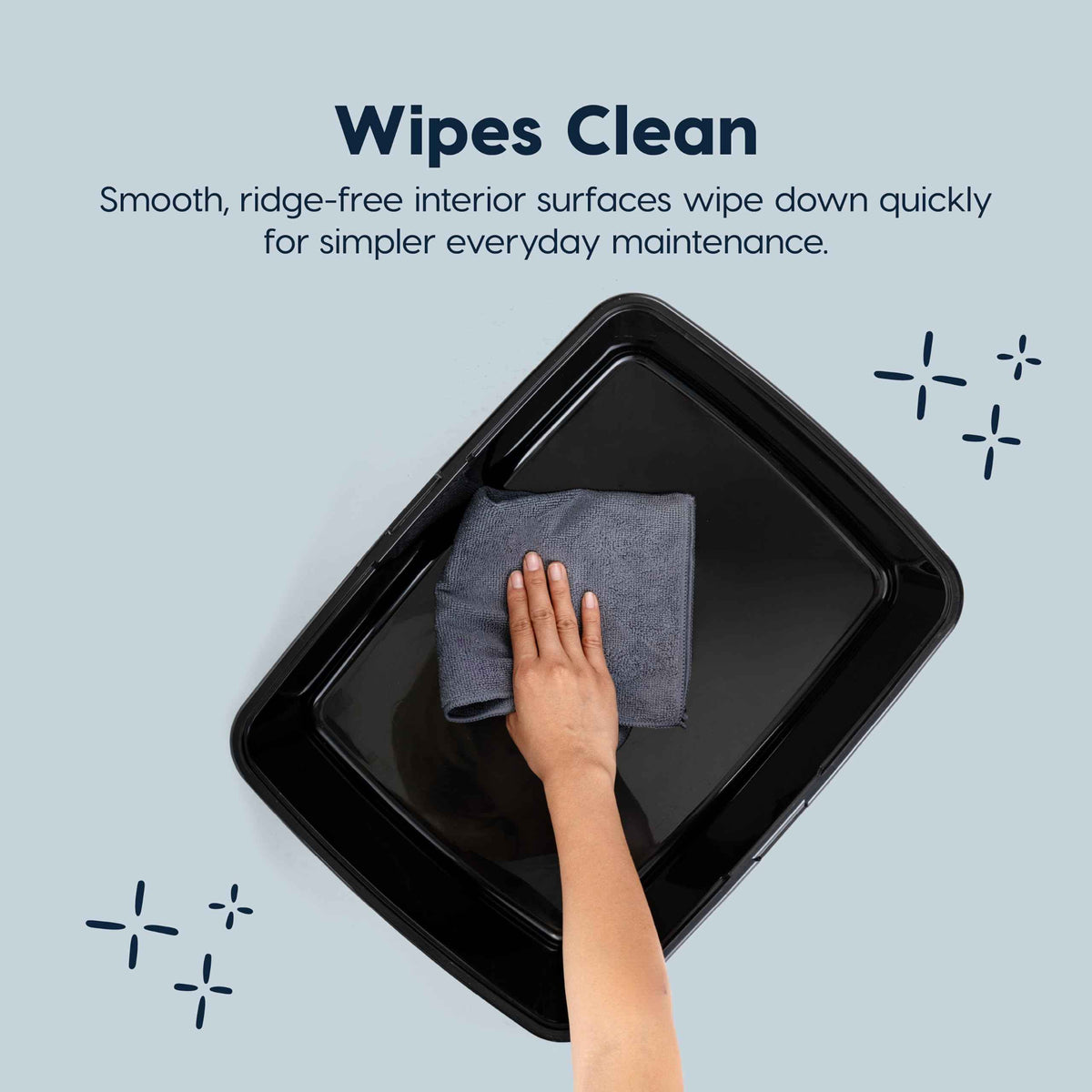 Cat Litter Box Small (Small / Black)