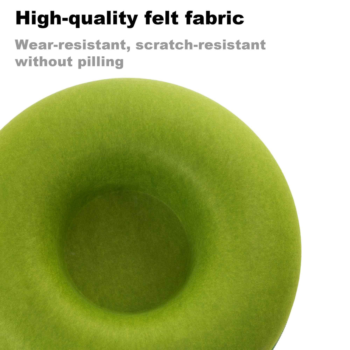 Large Cat Tunnel Bed for Indoor Cats with 3 Toys (L(24x24x11) / Green)