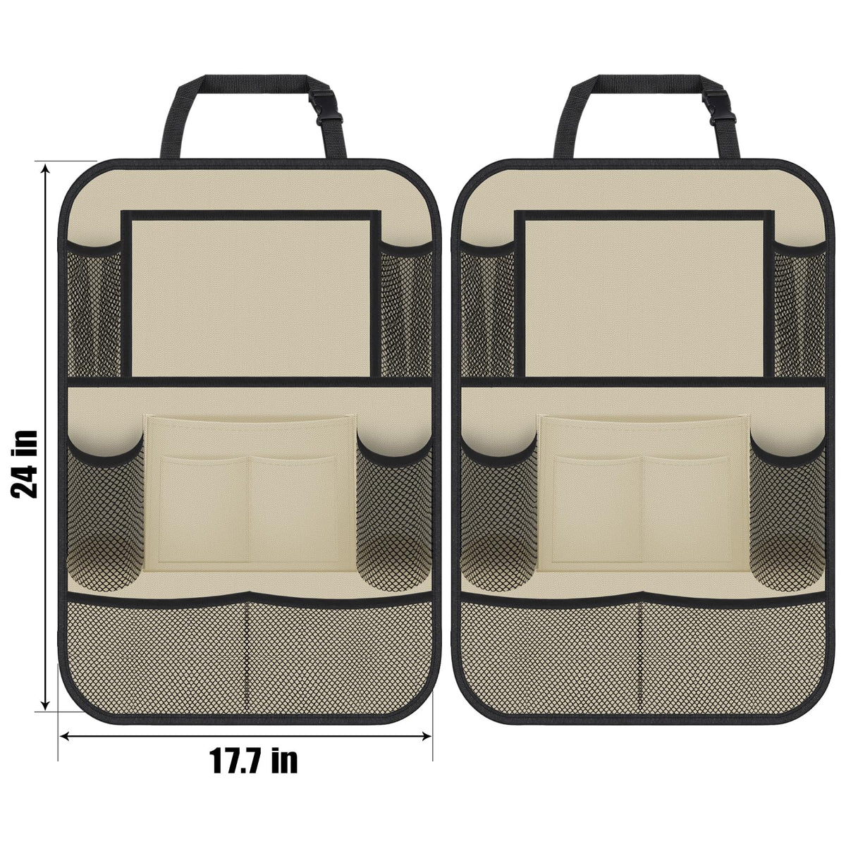 Backseat Car Organizer w (Beige)