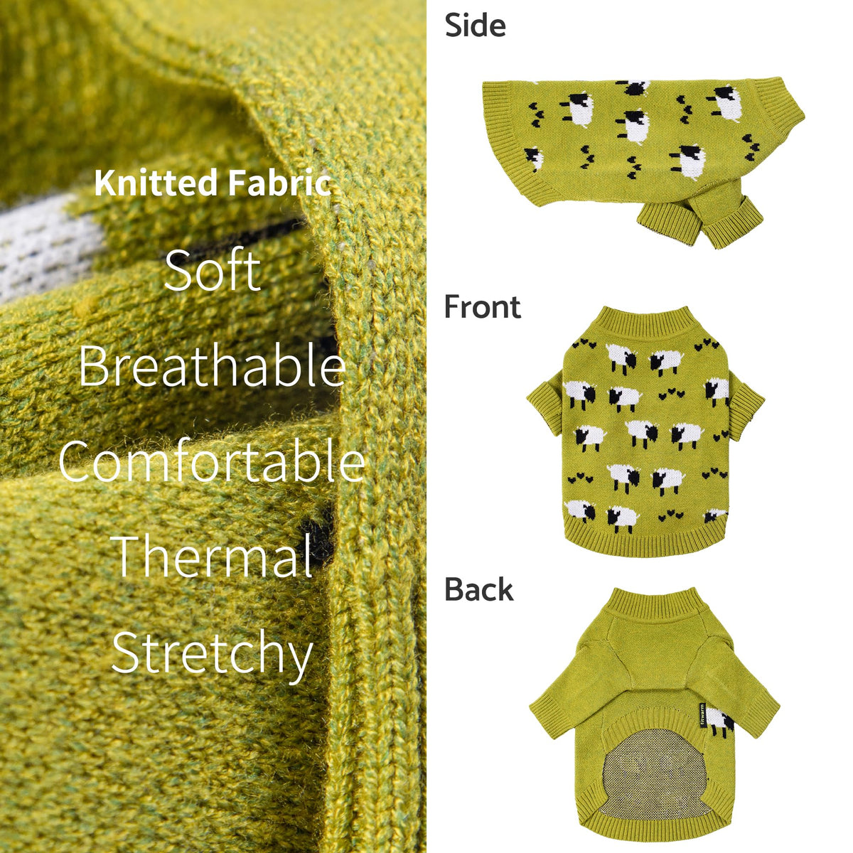 Funny Sheep Dog Sweater (Small / Sheep)
