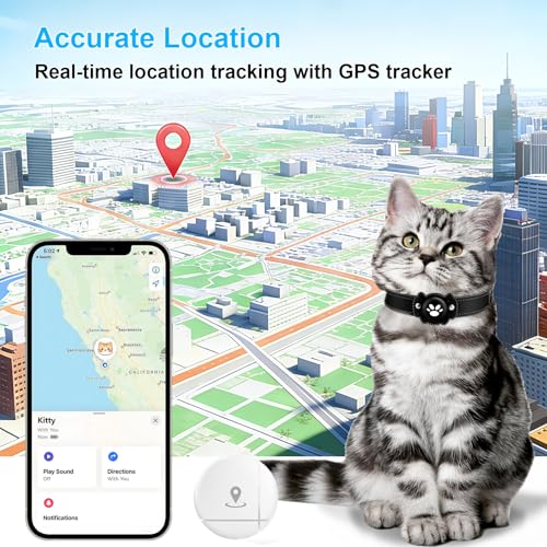 GPS Tracker for Cats (Black)