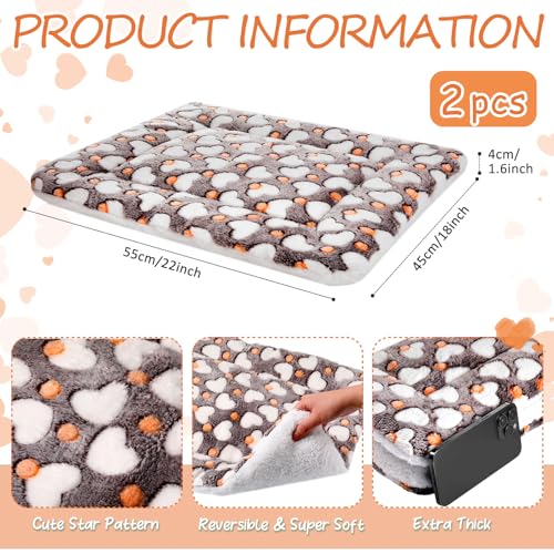 2 Pack Self Warming Cat Mat (Grey / 22'' X 18'')