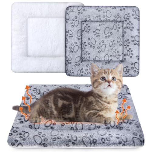 2 Pack Self Warming Cat Mat (Grey / 17'' X 17'')