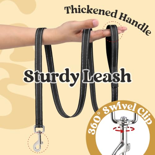Dog Harness Small Sized and Leash Set (Beige Plaid / XS (Chest: 13.3"-15.5"))
