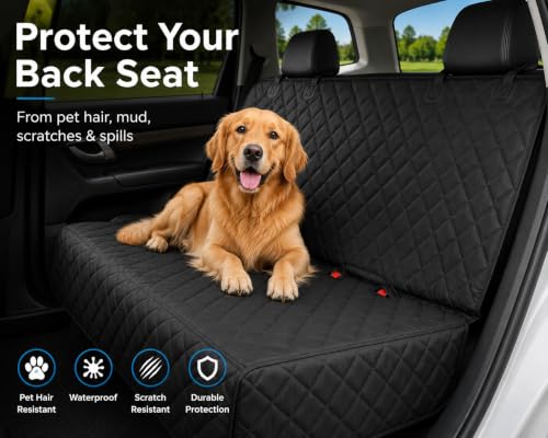Back Seat Cover for Dogs (Full Bench / Medium (54" W))
