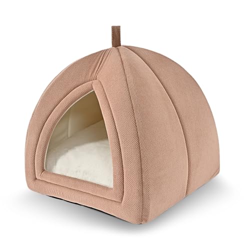 Cat Bed Cave 2 (Pink / L-17.5"×17.5"×17.5")