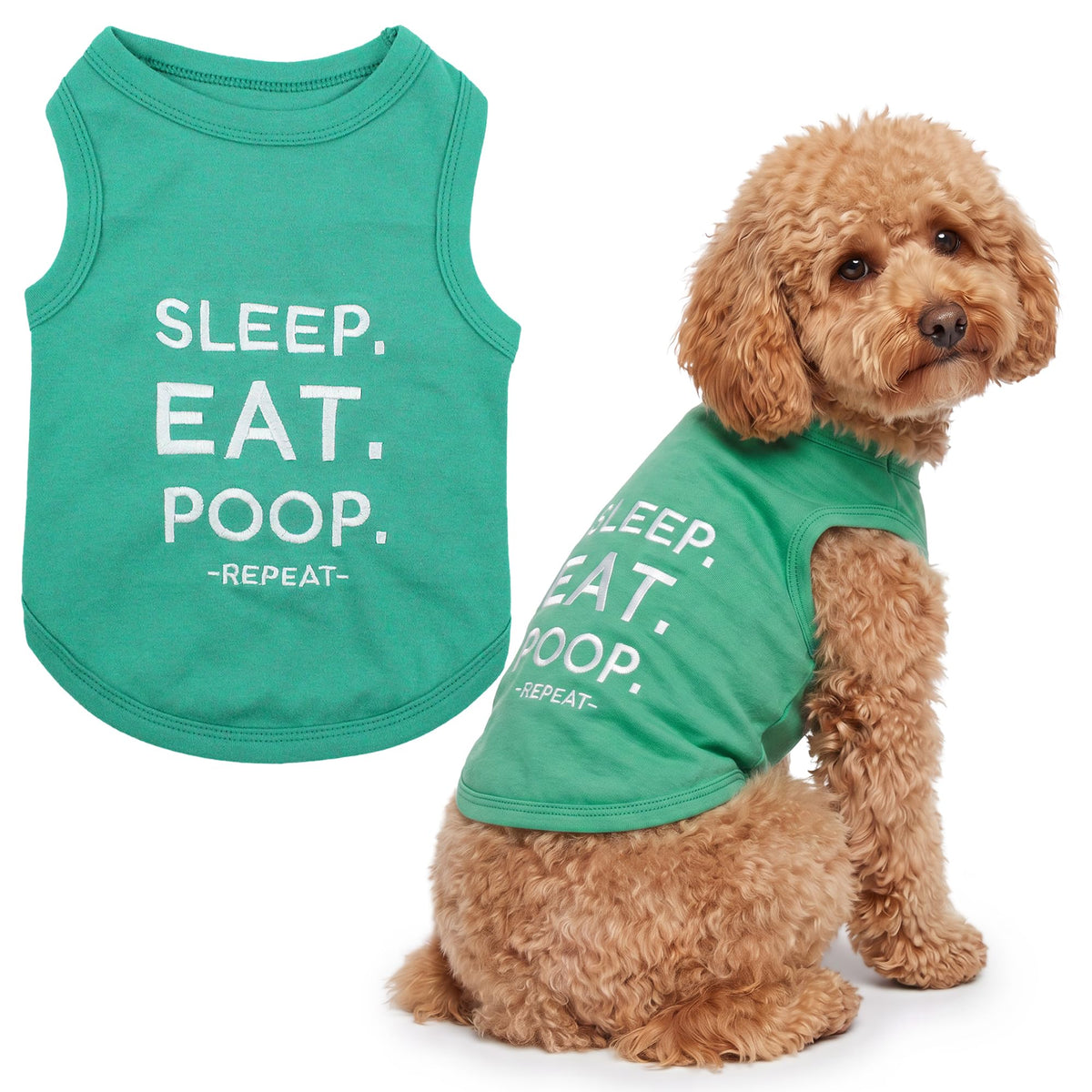 Dog Shirt 100% Cotton Shirts for Large Dogs (L(12-18lbs))