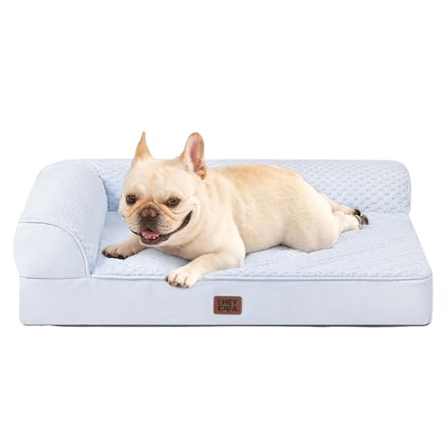 Orthopedic Dog Bed Medium Size (Washblue / 30.0"L x 20.0"W x 6"Th)