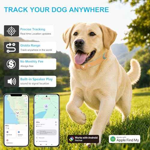 GPS Tracker for Dogs (Brown / L(12.5''-21''))