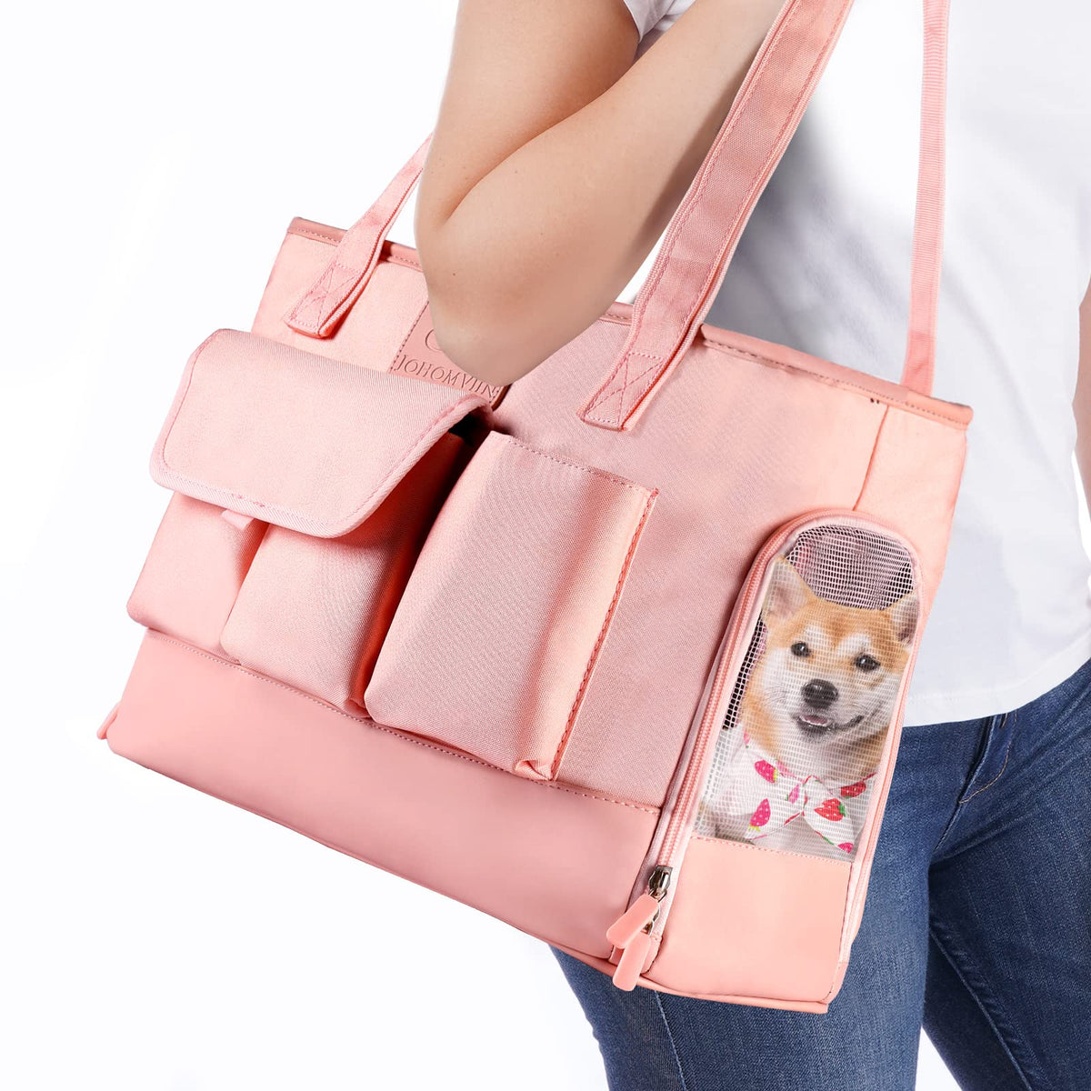 Dog Carrier Cat Carrier (Pink)