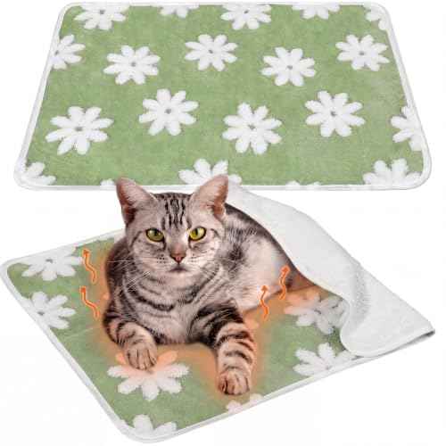2 Pcs Self Heating Cat Dog Pad Mat (24x18)