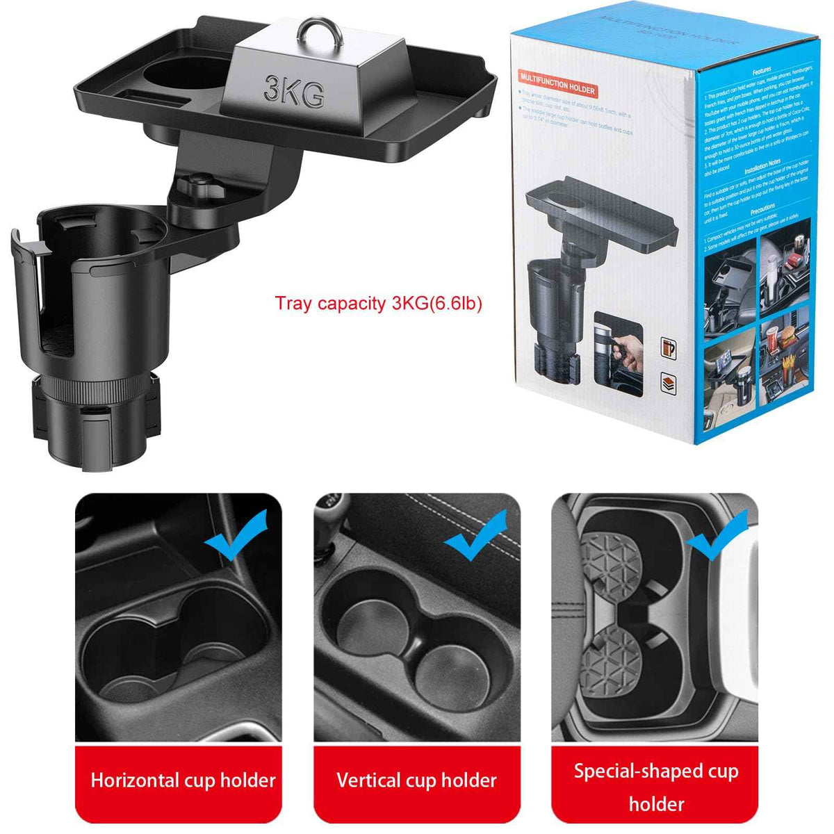 Cup Holder Tray (Tray& CupHolder)