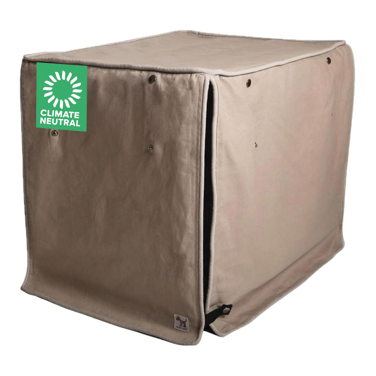Tan Dog Crate Cover (Wild Horses / 36.0"L x 23.0"W x 25.0"H)