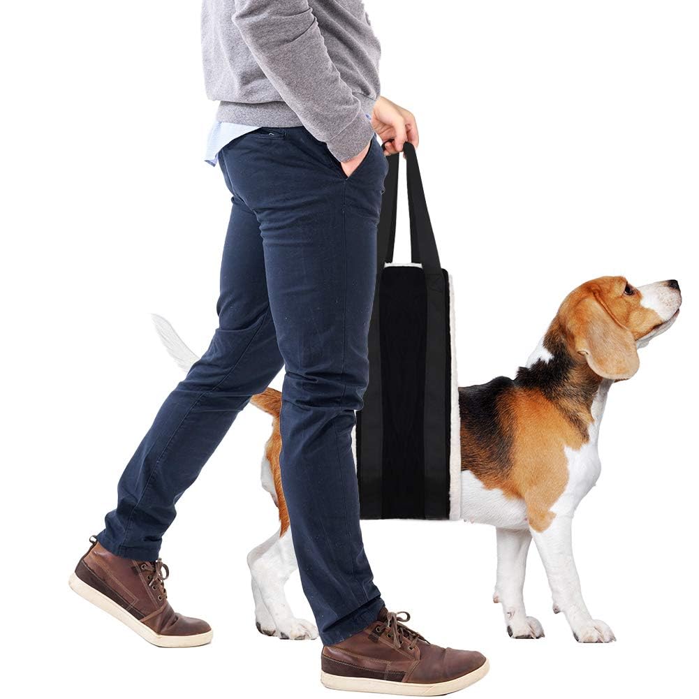 30 120 lbs Dog Sling for Large Dogs Hind Leg Support (Black)