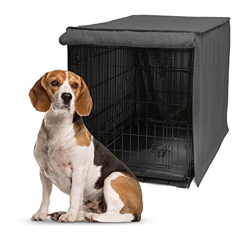 Metal Dog Crate Cover (36.75"L x 23.75"W x 25"H)