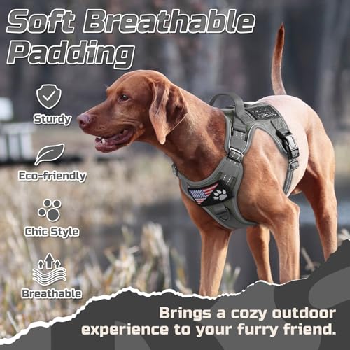 Tactical Dog Harness for X (Grey / X-Large)