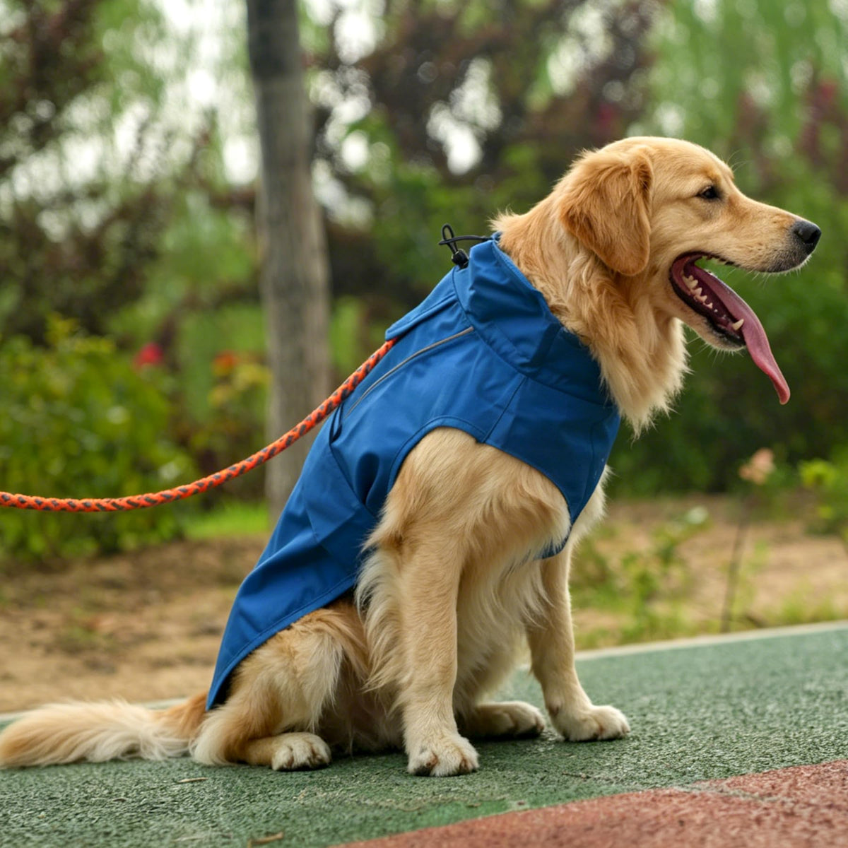 Waterproof Dog Raincoat (Blue / Small(9-13lb))