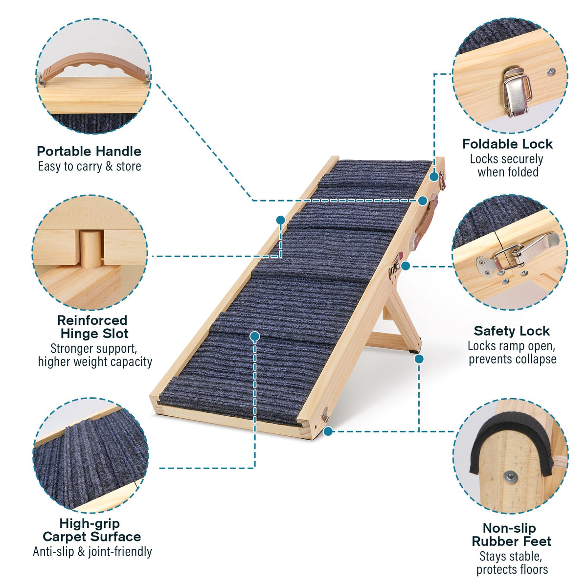 Dog Ramp for Bed (Medium)
