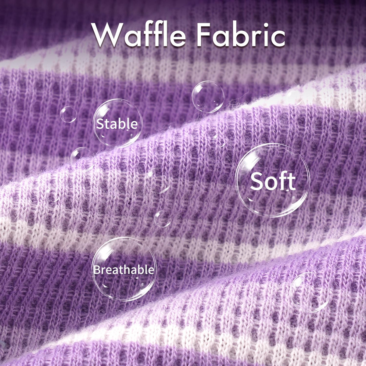 2Pack Dog Shirts Lightweight Waffle Dog Shirt for Small Dogs Sleeveless Dog Shirt for Small Medium Boy Girl Dogs Cozy & Breathable Pet Vest (XXS(Back: 7.9", Chest: 11.8", 1.1-3.3lbs) / Striped+Deep Purple)