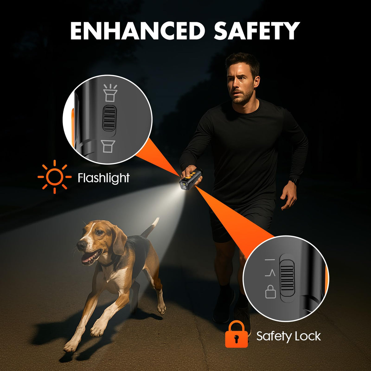 Dog Bark Deterrent Device (Black)