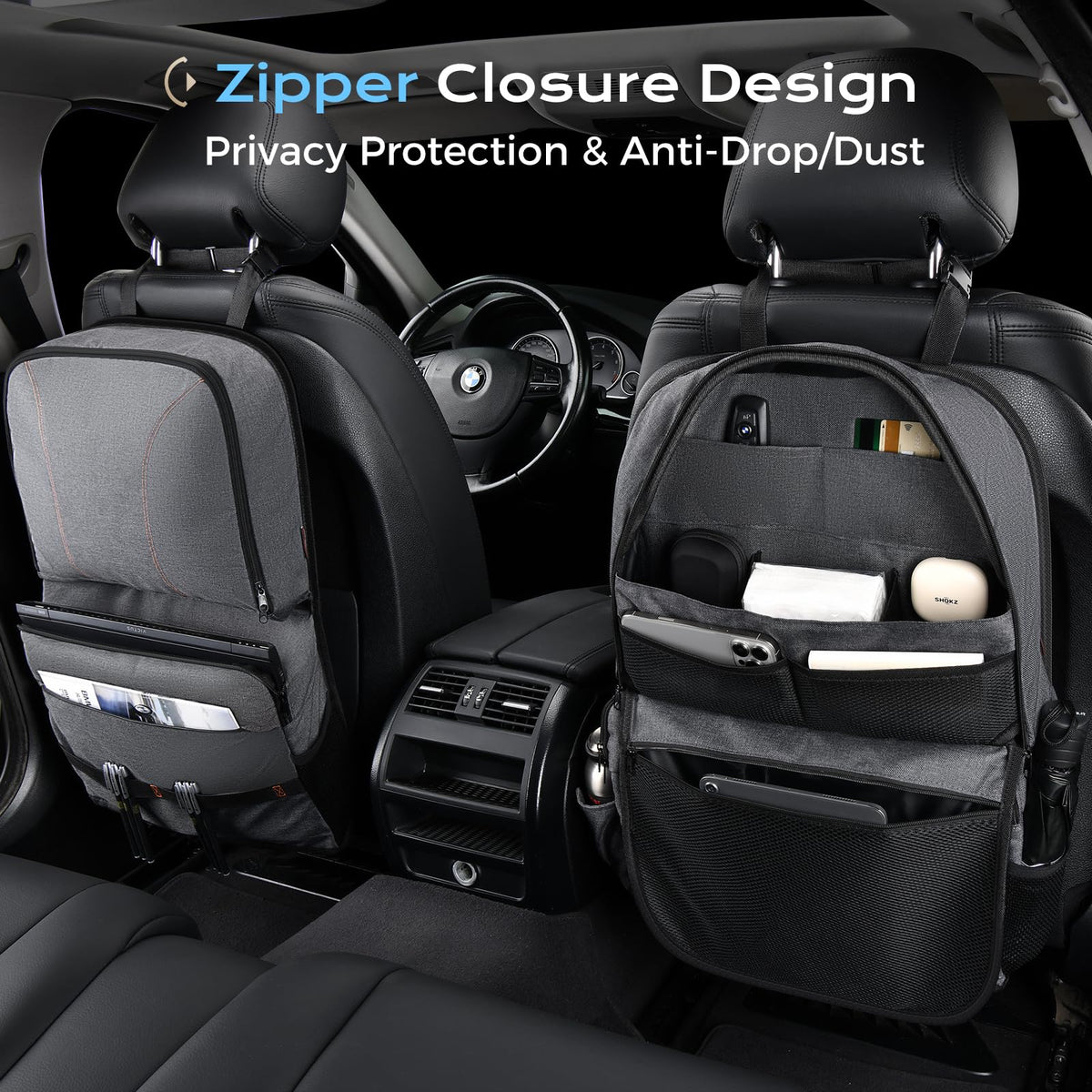 Backseat Car Organizer 2 Packs (2 Pack-New)