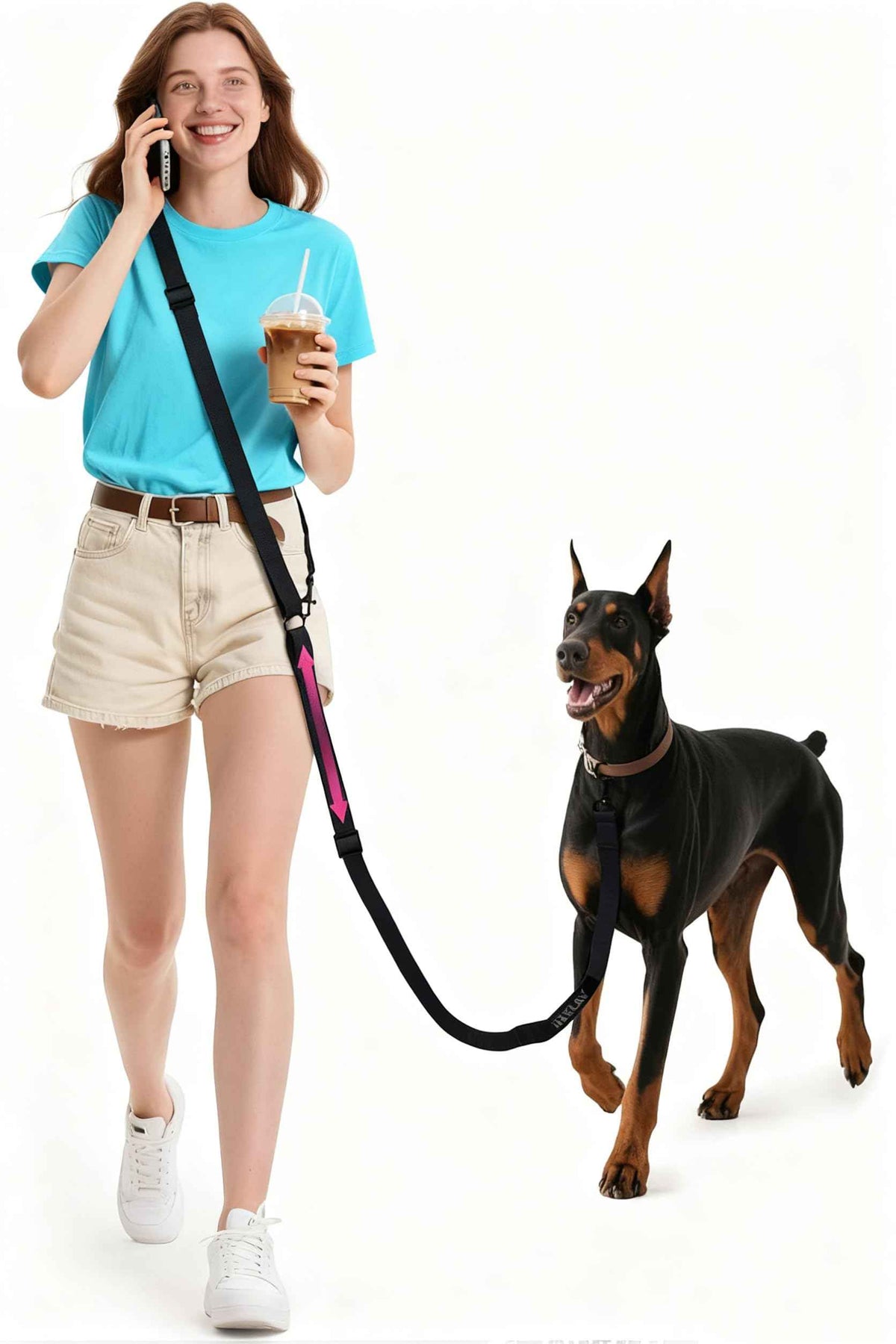 Hands Free Dog Leash (3M Black)