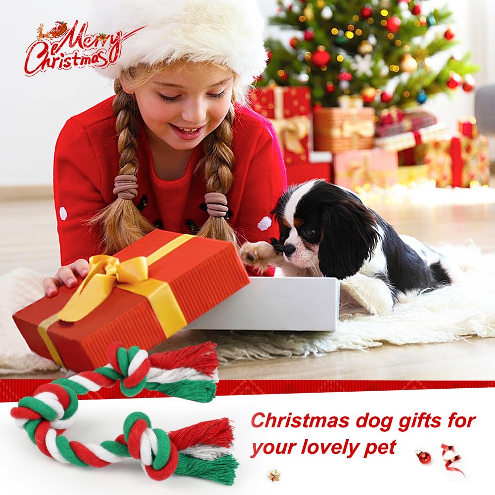 Dog Rope Toys 2 Pcs (Small / Christmas)
