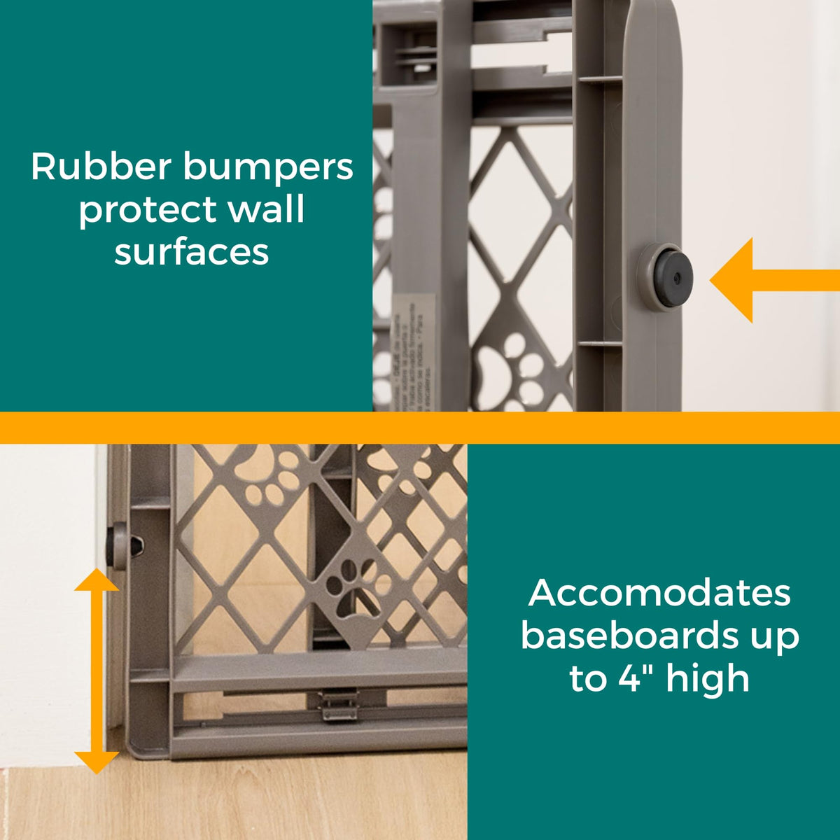 Paws Portable Pet Gate (Fieldstone)