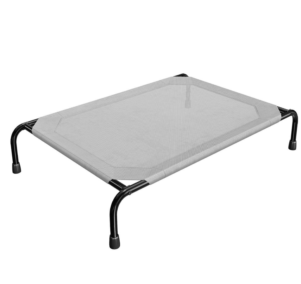Raised Dog Bed for Large Dogs (Grey / 47.75"L x 30.5"W x 8"Th)