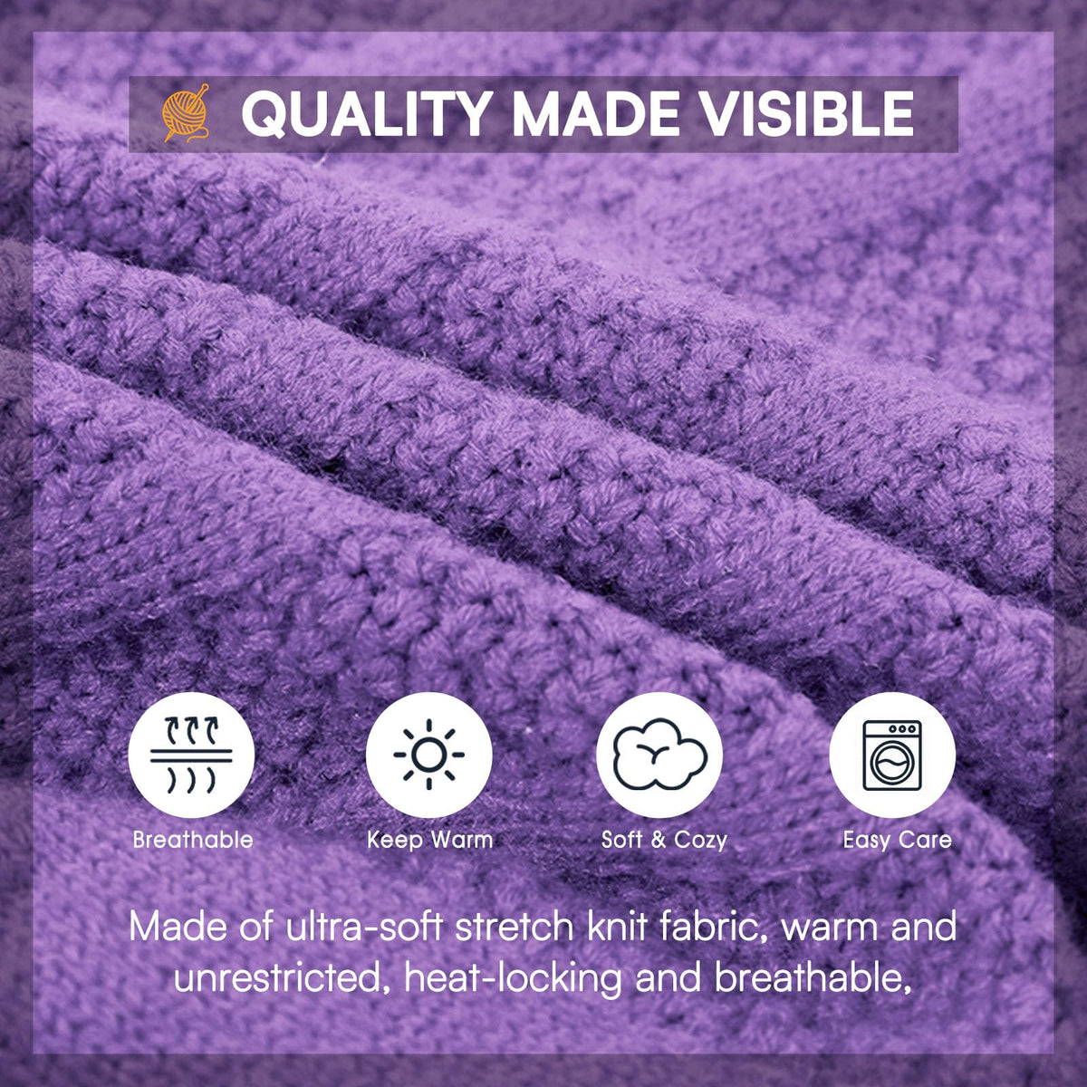 XL Dog Sweater (X-Large / Purple)