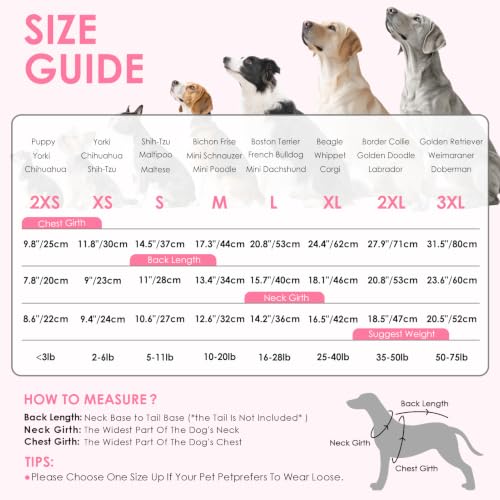 Dog Sweater Dress Plaid Knitwear for Large Dogs Girl Christmas Clothes (Pink / XX-Large)
