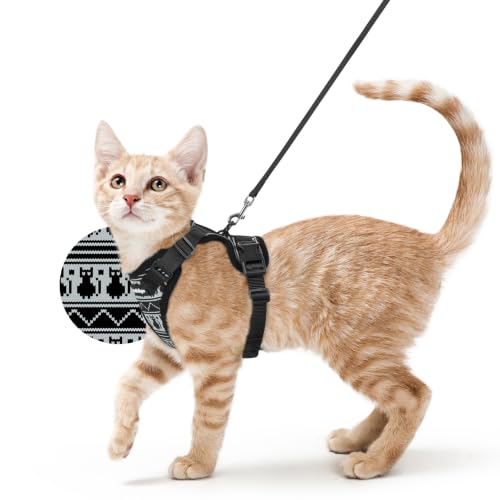 Cat Harness and Leash Set (Xs / Pixel Tabby)