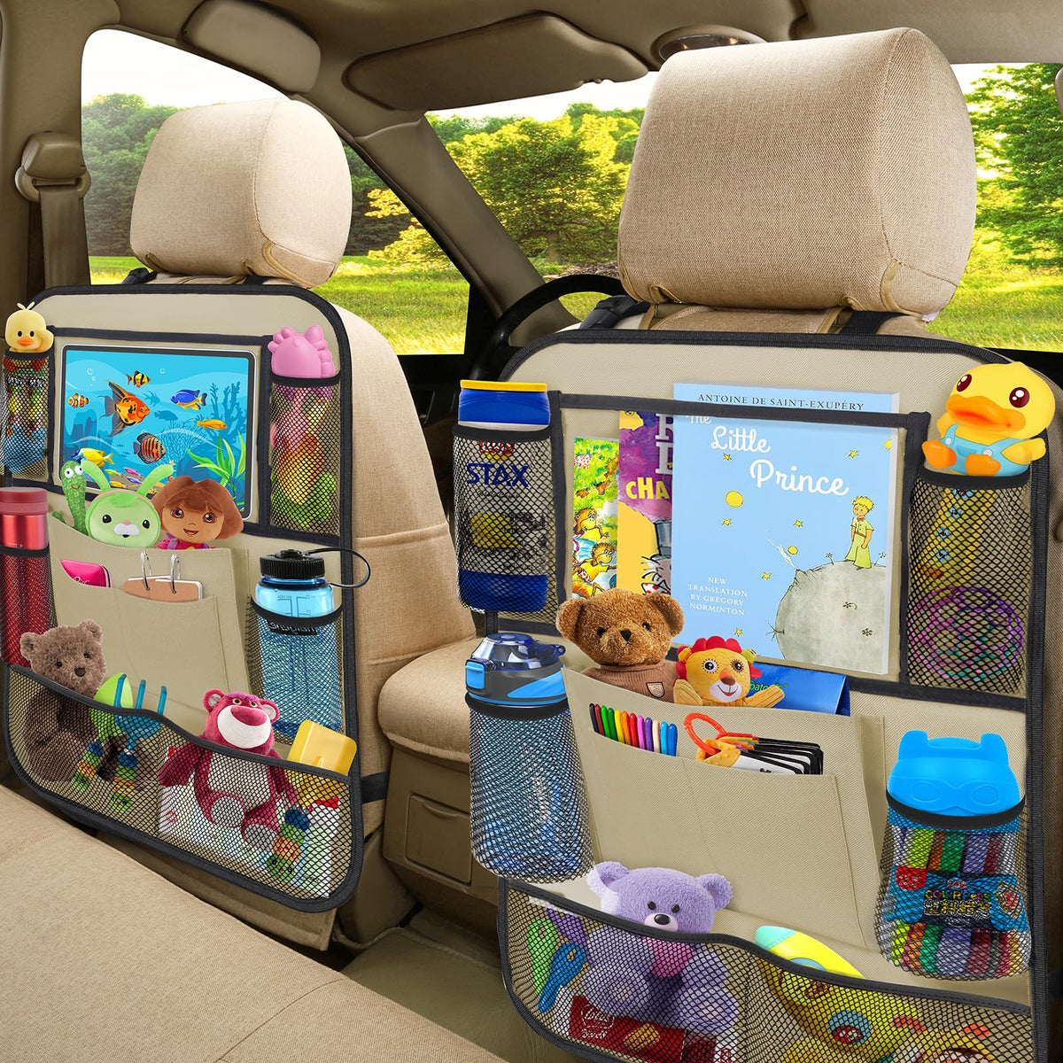 Backseat Car Organizer w (Beige)