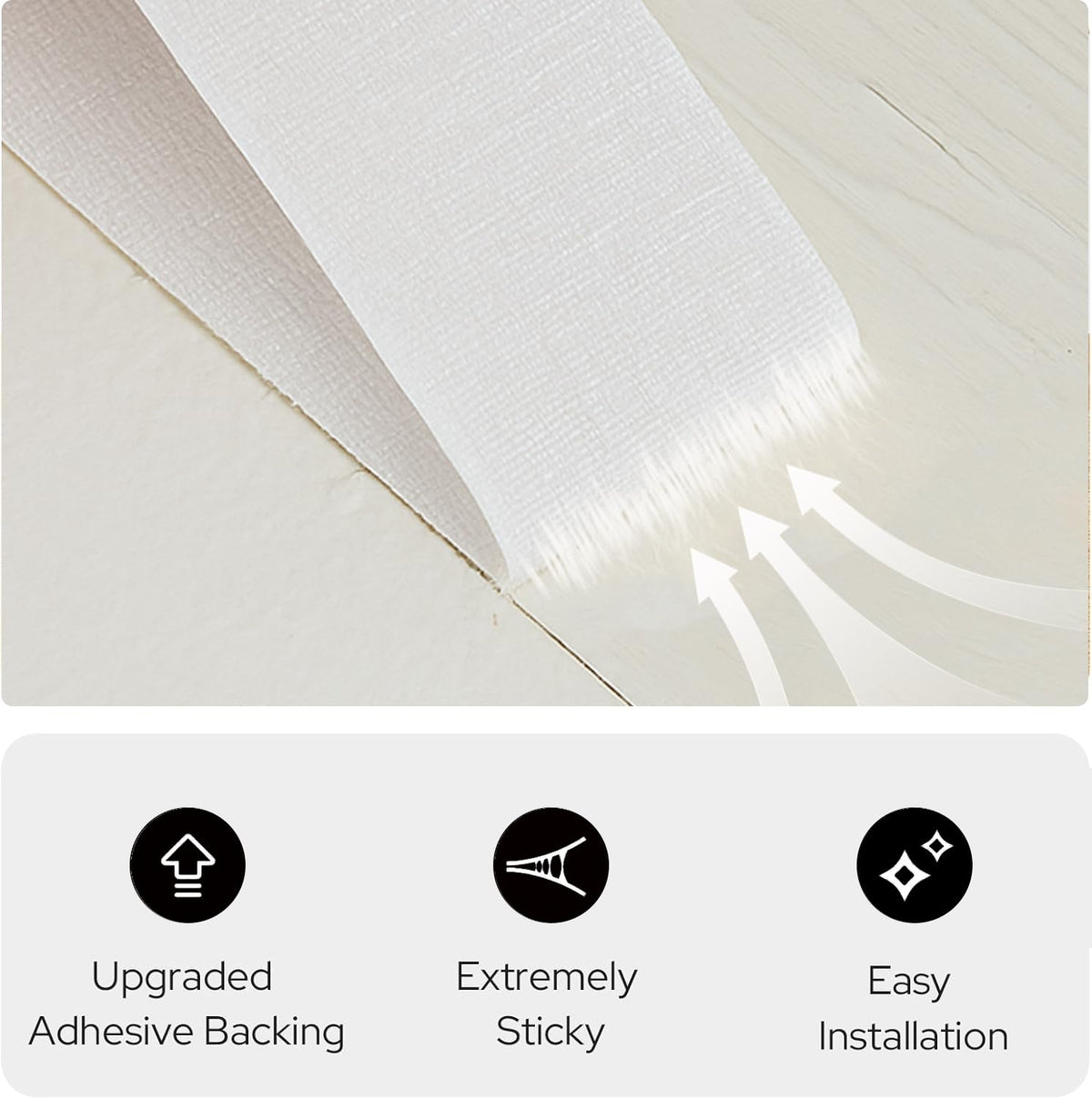 Adhesive Curtains for Window (59"W x 84"L (Pack of 2) / Black)