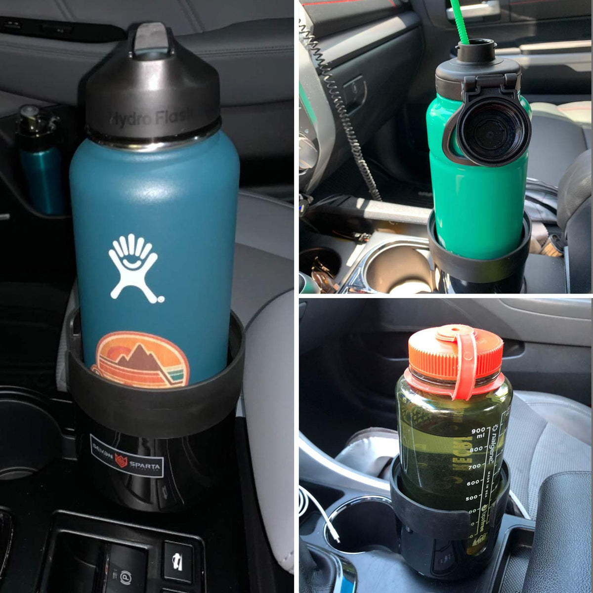 2 Pack Car Cup Holder Expander Organizer Adjustable Base (Multicolor / Medium*2)