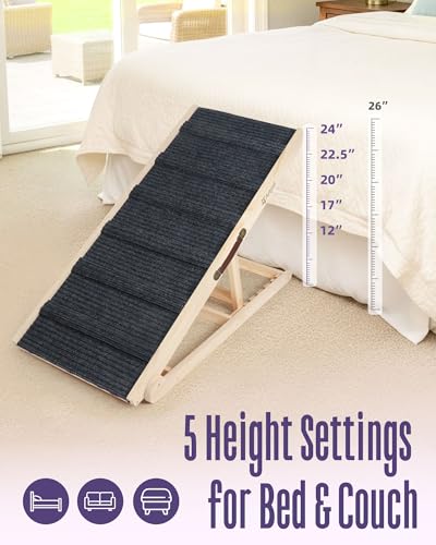 Wide Dog Ramp for Bed & Couch (Large)