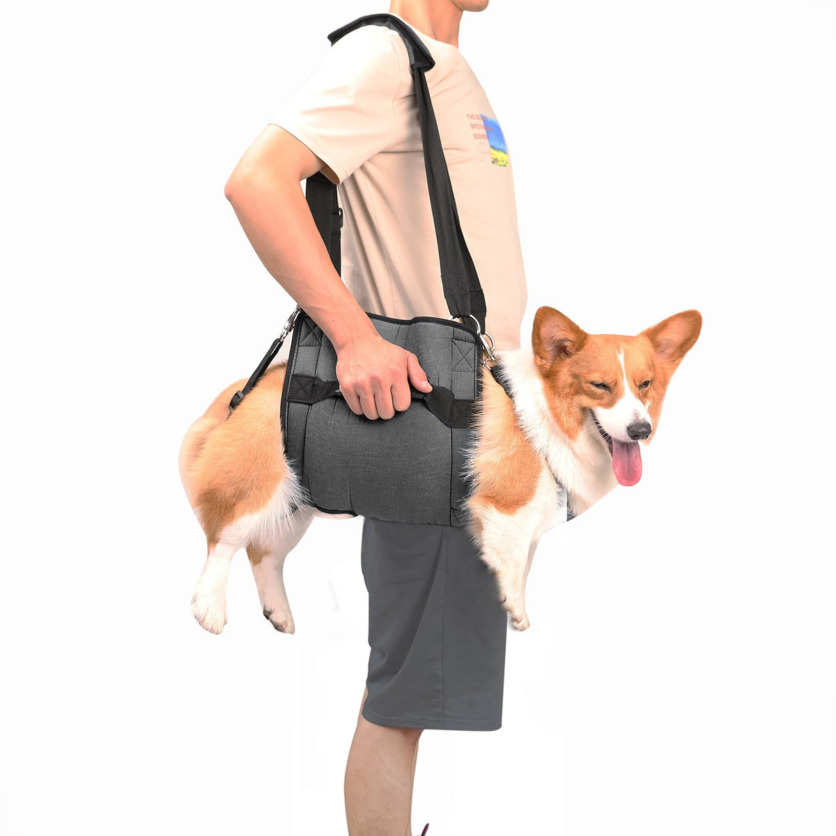 Dog Carry Sling (Black / 23.6"L x 11.8"W x 1.0"H)