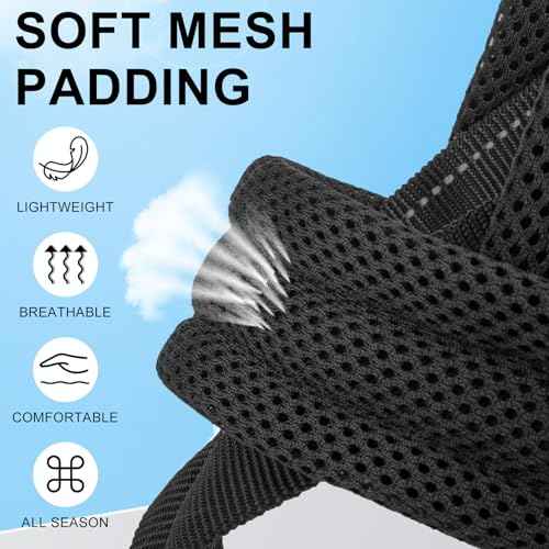 Dog Harness for Large Dogs (Black / L: Chest 26"-32")