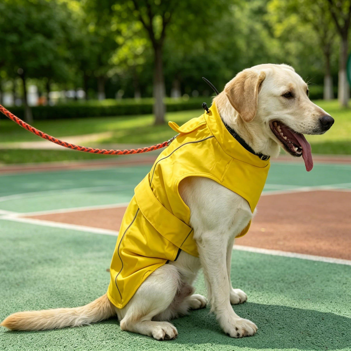 Waterproof Dog Raincoat (Yellow / Large(22-37lb))
