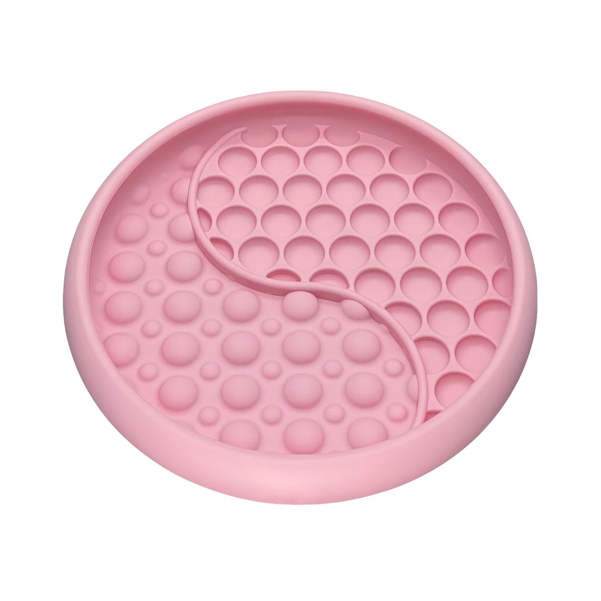 Lick Mat for Dogs (6.0" x 1.0" / Ripple Pink)