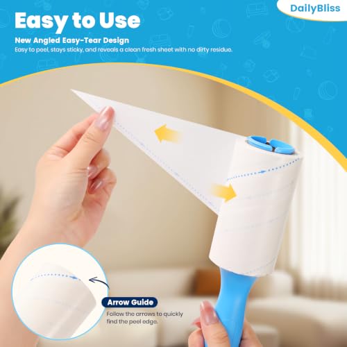 Extra Sticky Lint Roller for Pet Hair (500 Extra Sticky Sheets)