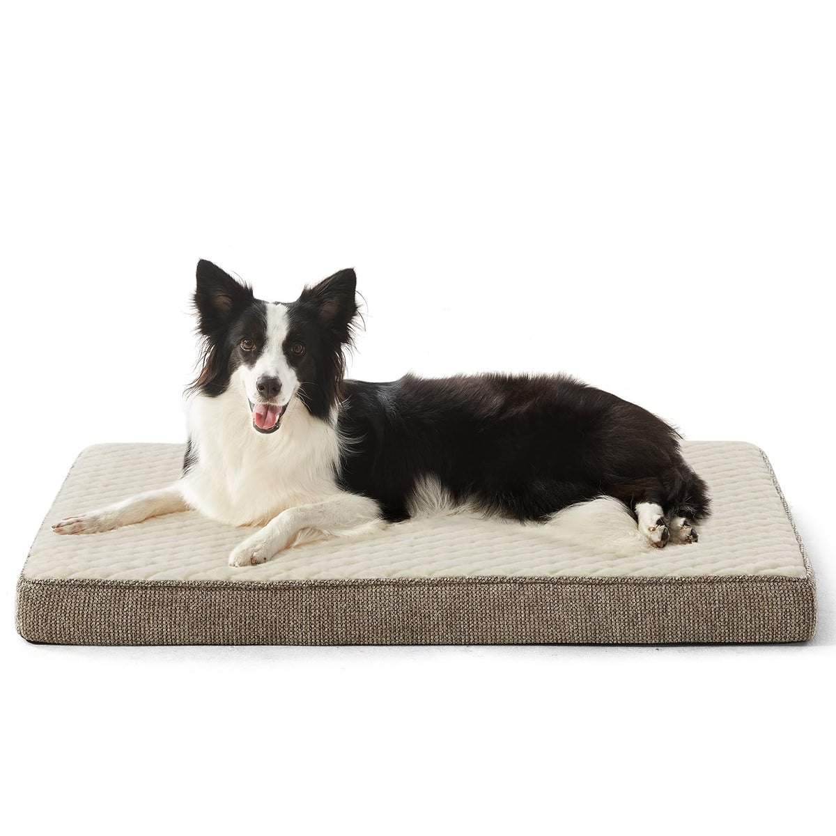 Orthopedic Dog Bed for Large Dogs (L(35"x22") / Beige)