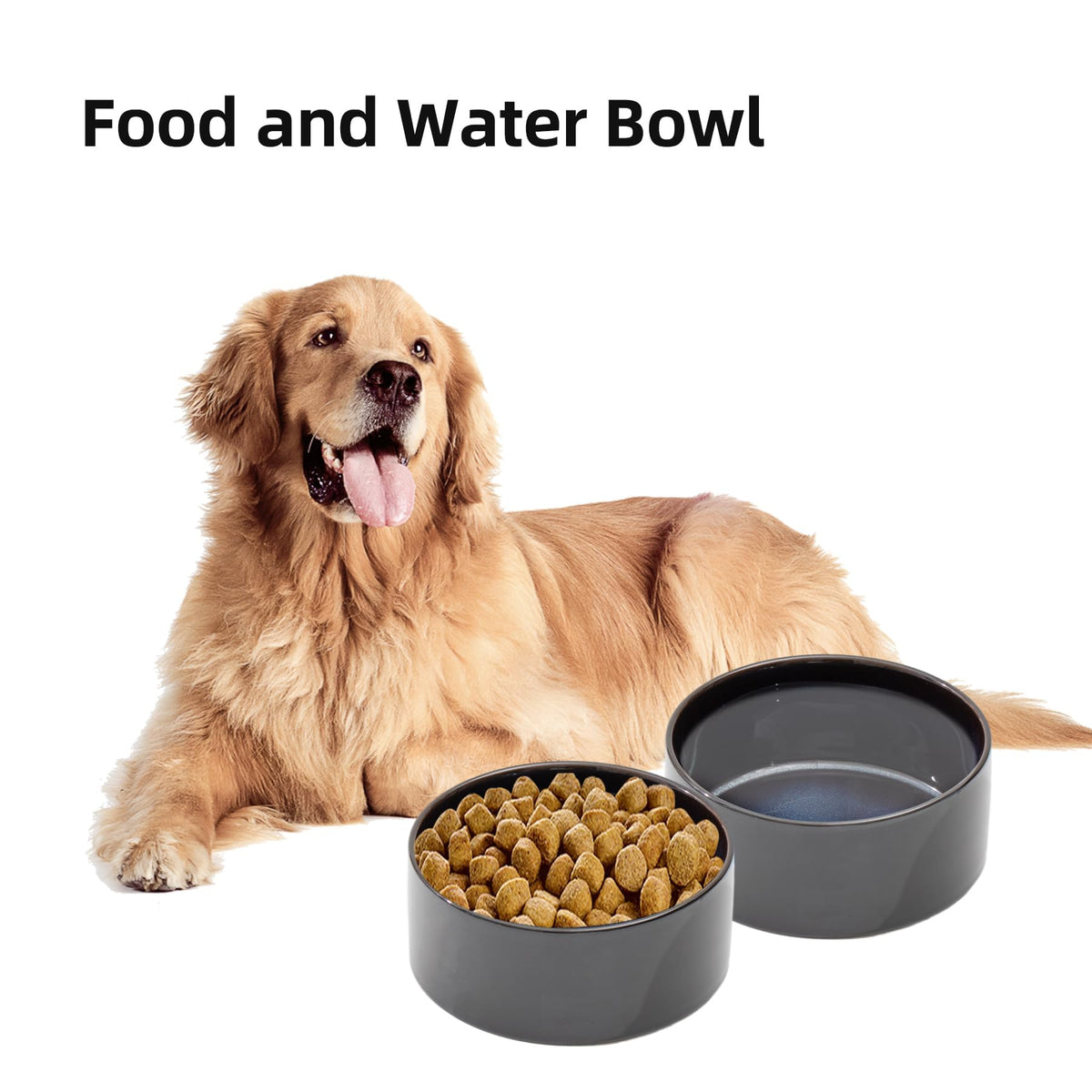 Ceramic Dog Bowls (Starry Sky)