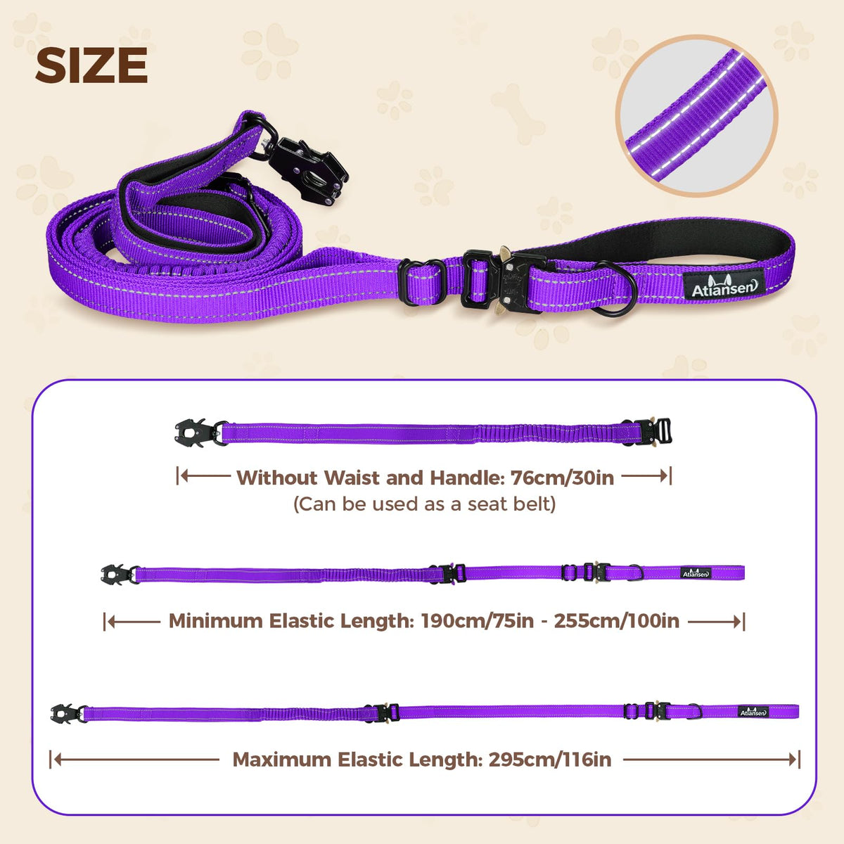 9.7FT Detachable Hand (Purple)