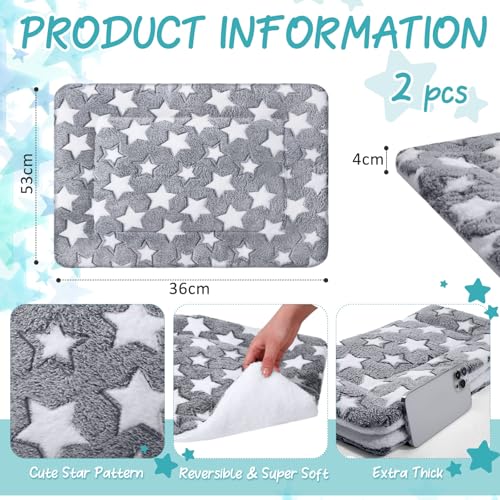 2 Pack Self Warming Cat Mat (Grey / 21" X 14")